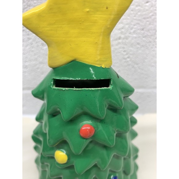 Vintage 9” Ziggy 1981 Ceramic Christmas Tree piggy bank Universal Press Syn. - Picture 4 of 9